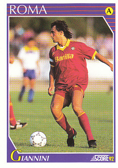 Giuseppe Giannini AS Roma Score 92 Seria A #220